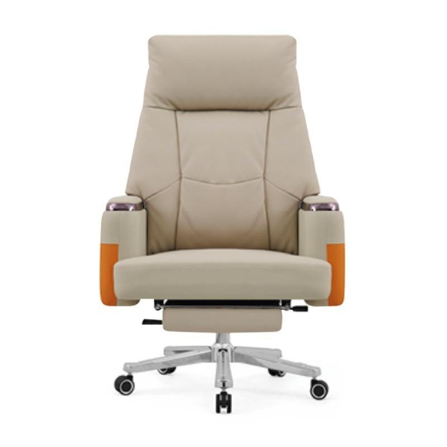 Ghế giám đốc cao cấp ngả lưng có gác chân bọc da công nghiệp: SG - 3803 - $hienthicat